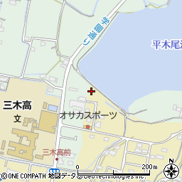 香川県木田郡三木町鹿伏451-12周辺の地図