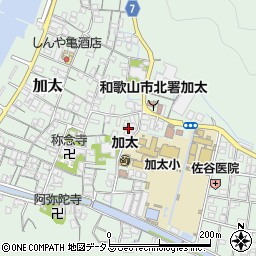 和歌山県和歌山市加太1370周辺の地図