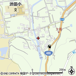 和歌山県伊都郡かつらぎ町東渋田293周辺の地図