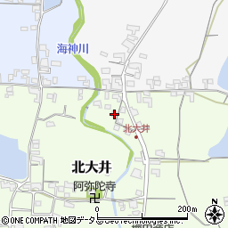 和歌山県紀の川市北大井67周辺の地図