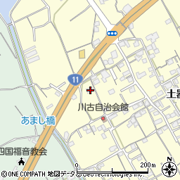 香川県丸亀市土器町西2丁目597周辺の地図