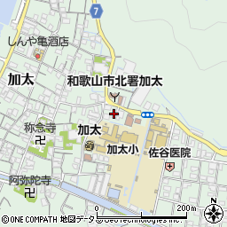和歌山県和歌山市加太1204周辺の地図