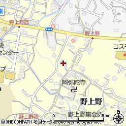 和歌山県岩出市野上野77周辺の地図