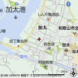 和歌山県和歌山市加太1315周辺の地図