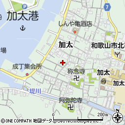 和歌山県和歌山市加太1314周辺の地図