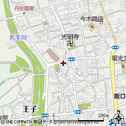 和歌山県紀の川市名手市場1476-3周辺の地図