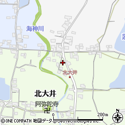 和歌山県紀の川市北大井72周辺の地図