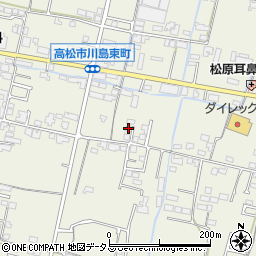 香川県高松市川島東町412-8周辺の地図
