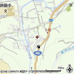和歌山県伊都郡かつらぎ町東渋田306周辺の地図