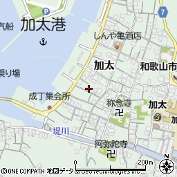 和歌山県和歌山市加太1318周辺の地図
