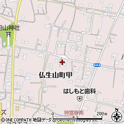 香川県高松市仏生山町1558周辺の地図