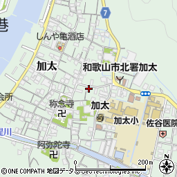 和歌山県和歌山市加太1381周辺の地図