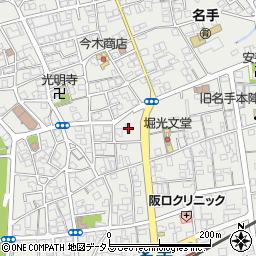 和歌山県紀の川市名手市場707周辺の地図