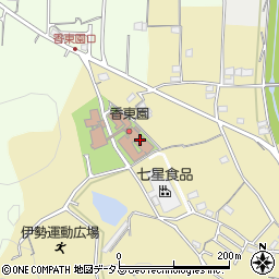 香東園周辺の地図