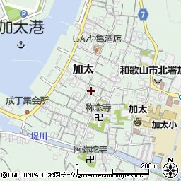 和歌山県和歌山市加太1422周辺の地図