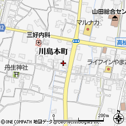 香川県高松市川島本町448周辺の地図