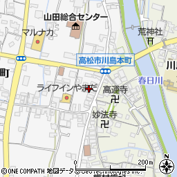 香川県高松市川島本町167-1周辺の地図