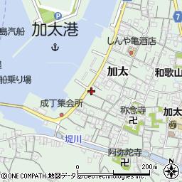 和歌山県和歌山市加太1331周辺の地図