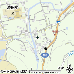 和歌山県伊都郡かつらぎ町東渋田290周辺の地図