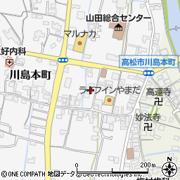 香川県高松市川島本町153-3周辺の地図