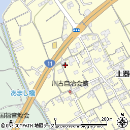 香川県丸亀市土器町西2丁目621周辺の地図