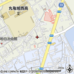 香川県丸亀市津森町235-7周辺の地図