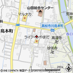 香川県高松市川島本町157周辺の地図