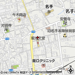 和歌山県紀の川市名手市場715周辺の地図