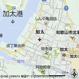 和歌山県和歌山市加太1338周辺の地図