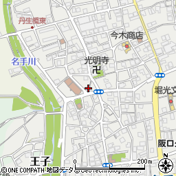 和歌山県紀の川市名手市場1455-1周辺の地図