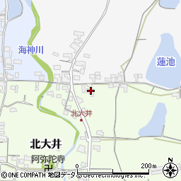 和歌山県紀の川市北大井101周辺の地図