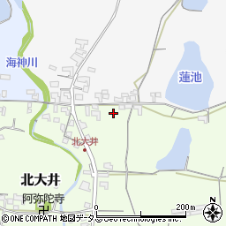 和歌山県紀の川市北大井100周辺の地図