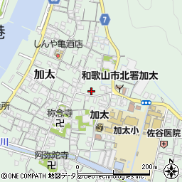 和歌山県和歌山市加太1396周辺の地図