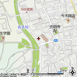 和歌山県紀の川市名手市場1462周辺の地図