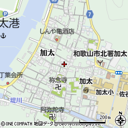 和歌山県和歌山市加太1412周辺の地図