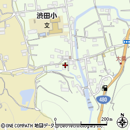 和歌山県伊都郡かつらぎ町東渋田189周辺の地図