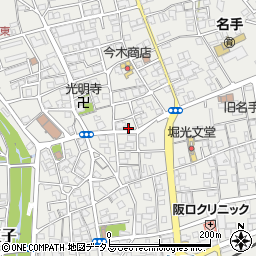 和歌山県紀の川市名手市場1438周辺の地図