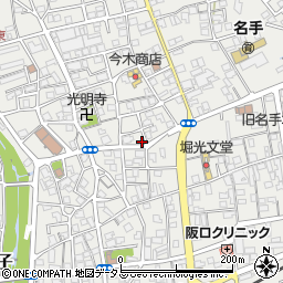 和歌山県紀の川市名手市場1437周辺の地図