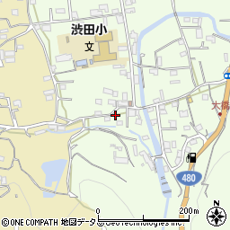 和歌山県伊都郡かつらぎ町東渋田187周辺の地図