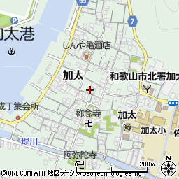 和歌山県和歌山市加太1421周辺の地図
