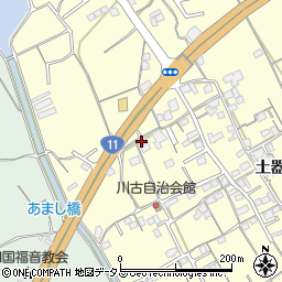 香川県丸亀市土器町西2丁目622周辺の地図