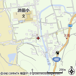 和歌山県伊都郡かつらぎ町東渋田216周辺の地図