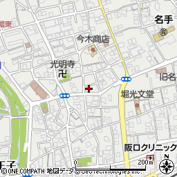 和歌山県紀の川市名手市場1440周辺の地図