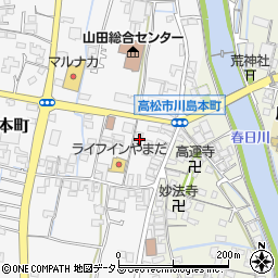 香川県高松市川島本町169周辺の地図