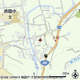 和歌山県伊都郡かつらぎ町東渋田286周辺の地図