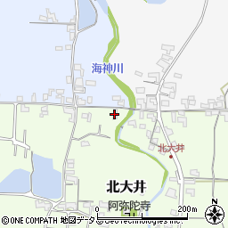和歌山県紀の川市北大井51周辺の地図