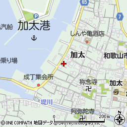 和歌山県和歌山市加太1333周辺の地図