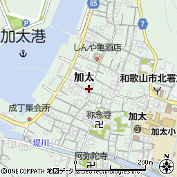 和歌山県和歌山市加太1440周辺の地図