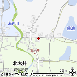 和歌山県紀の川市北大井95周辺の地図