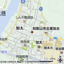 和歌山県和歌山市加太1402周辺の地図